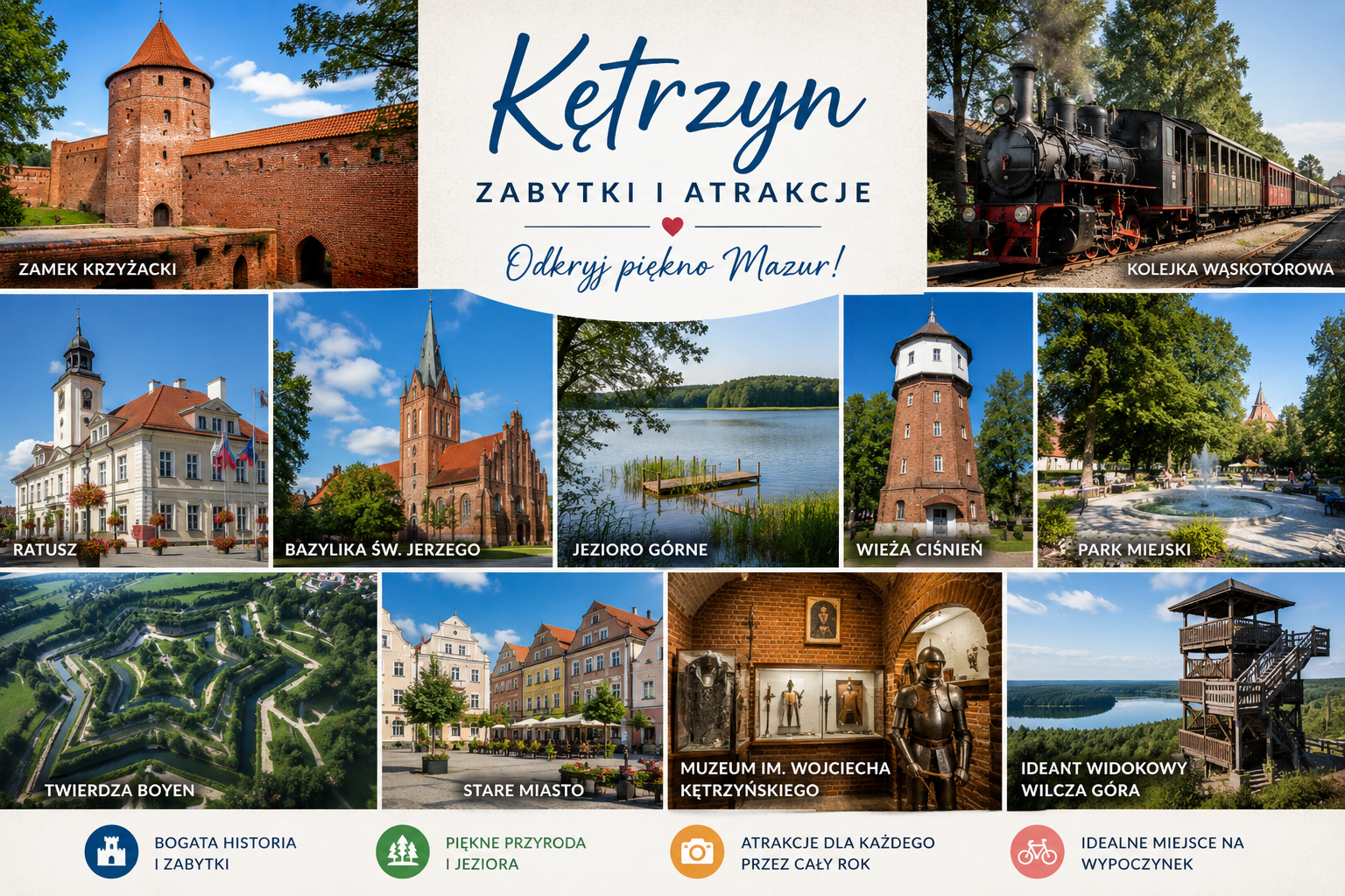 Kętrzyn zabytki i atrakcje